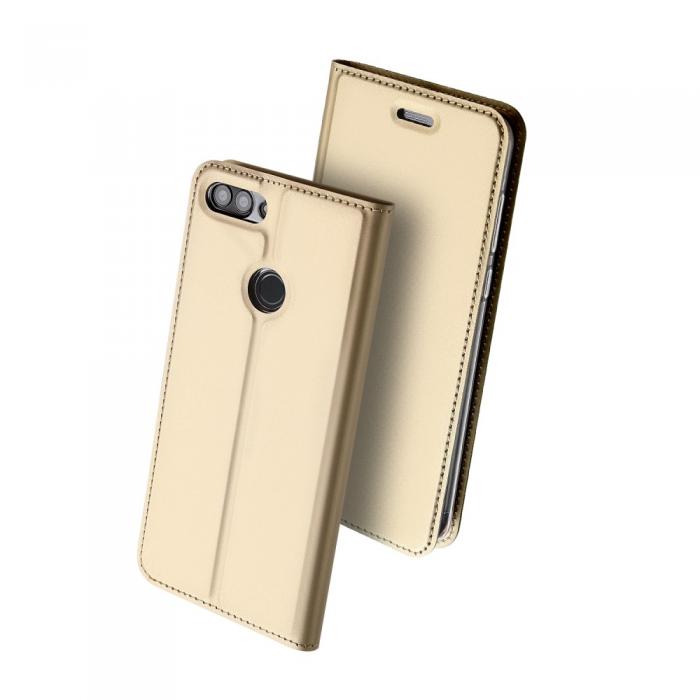 UTGATT4 - Dux Ducis Plnboksfodral till Huawei P Smart - Gold