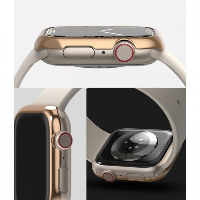 UTGATT1 - Ringke Bezel Styling Skal Apple Watch 7/8 (41mm) - Rose Guld