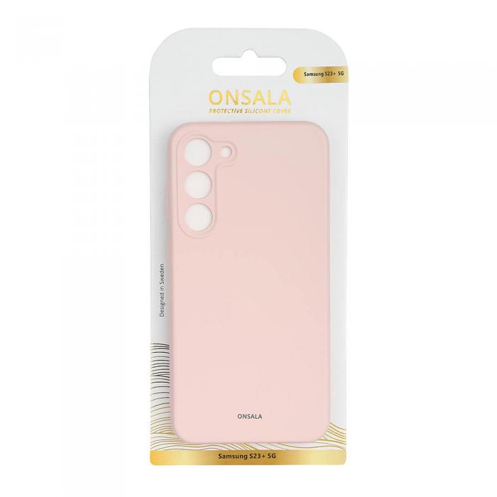 Onsala - ONSALA Galaxy S23 Plus 5G Skal Silikon - Rosa