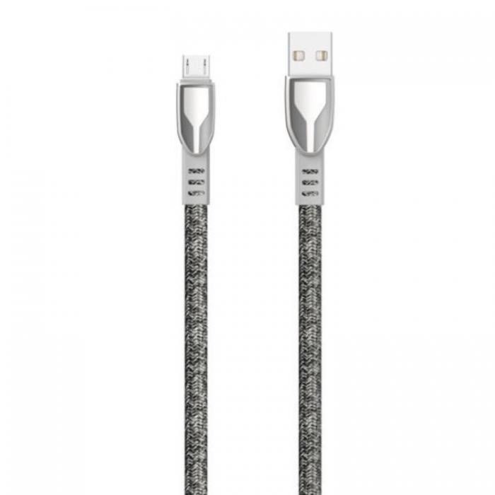 Dudao - Dudao Fltad Micro USB Kabel 1 m - Gr