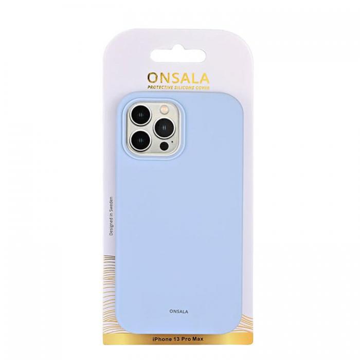 Onsala - Onsala Mobilskal Silikon iPhone 13 Pro Max - Ljusbl