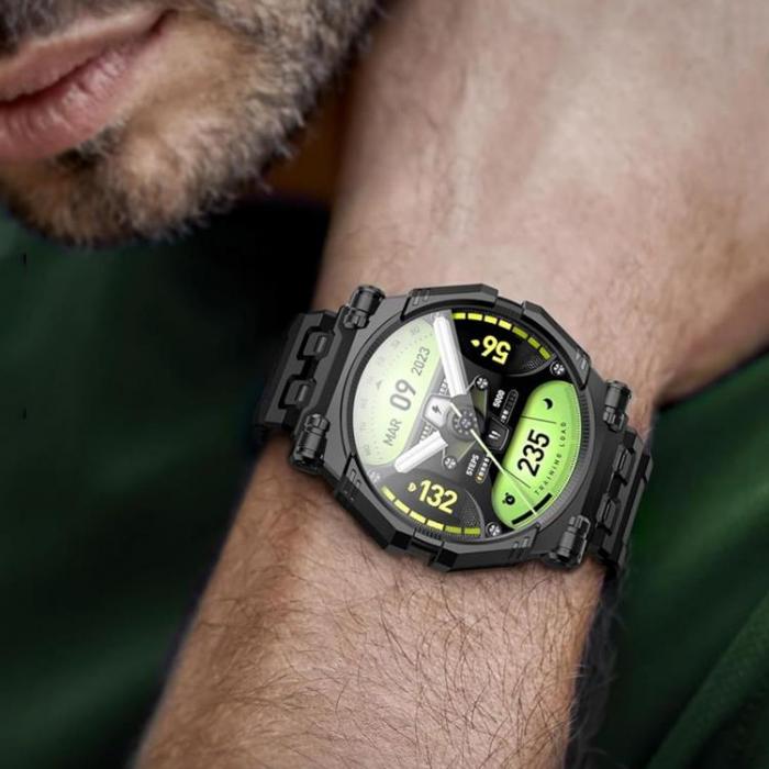 A-One Brand - [2-Pack] Supcase Galaxy Watch 6 Classic (47mm) Hrdat Glas Skrmskydd - Svart