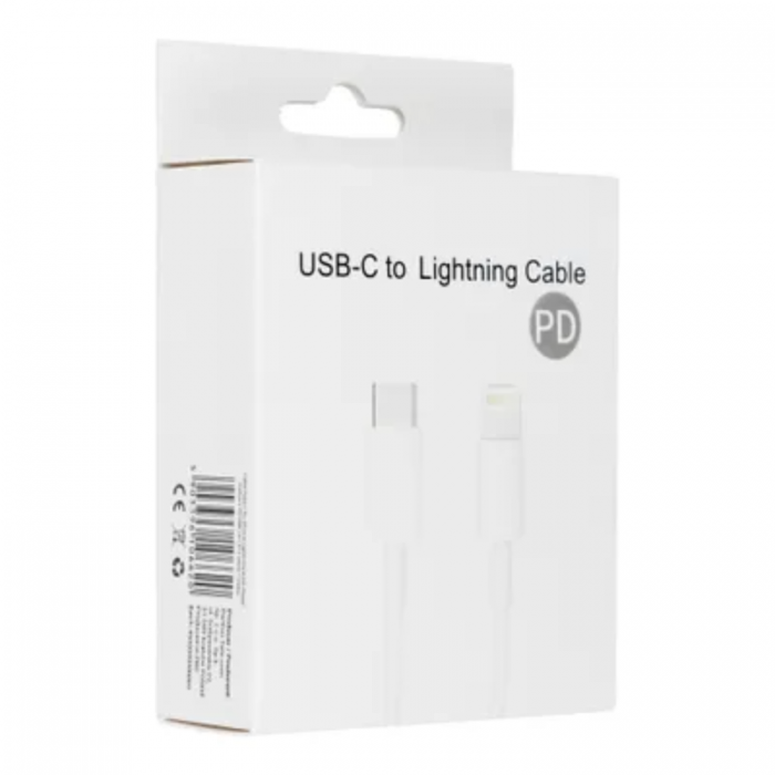 A-One Brand - USB-C Till Lightning Kabel (1m) - Vit
