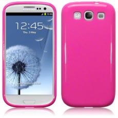 A-One Brand - Shiny FlexiCase Skal till Samsung Galaxy S3 i9300 (Rosa)