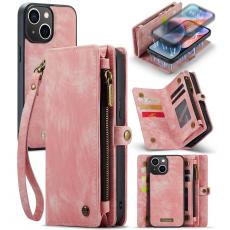 Caseme - CASEME iPhone 15 Plus Plånboksfodral 008 Detachable - Rosa