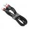 BASEUS - Baseus Cafule lightning kabel QC3.0 2A 3M Svart-Rd