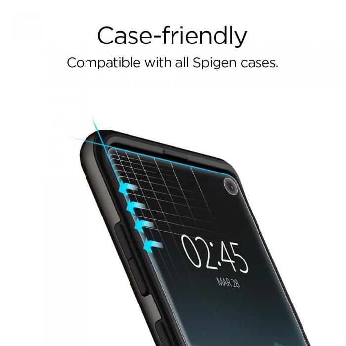 UTGATT4 - SPIGEN Neo Flex Skrmskydd till Samsung Galaxy S10 Plus - 2 Pack