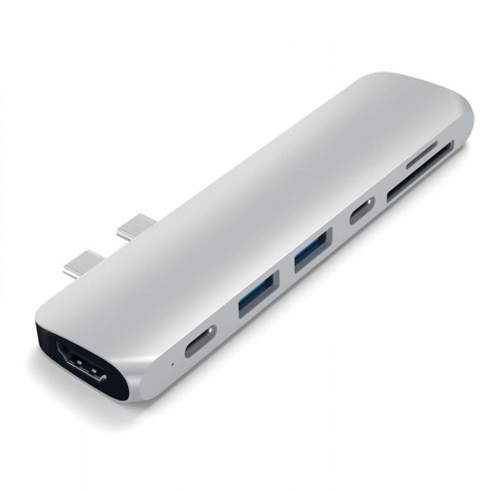 UTGATT1 - Satechi USB-C Pro Hub med 4K HDMI 85W - Silver