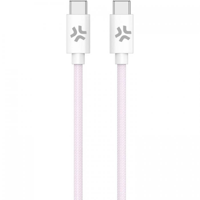 Celly - CELLY USB-C - USB-C Kabel 60W 1.5m - Rosa