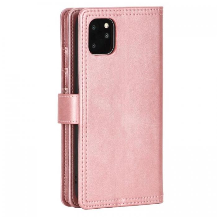 A-One Brand - iPhone 14 Plus Plnboksfodral kta Lder Flip - Rosa Guld