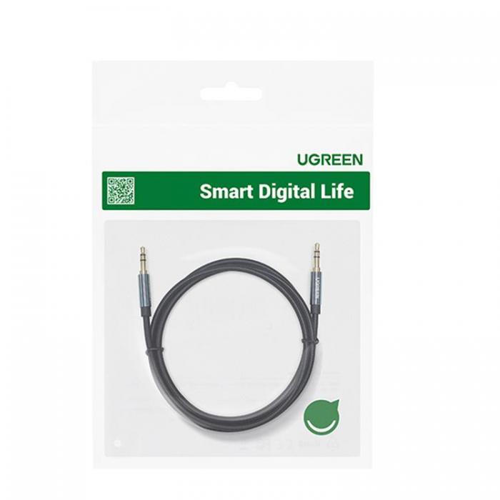 Ugreen - Ugreen AUX Audio Kabel Mini Jack 3.5 mm 1m - Svart
