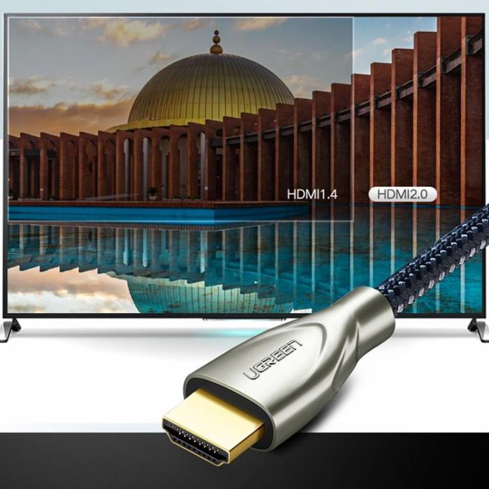 Ugreen - Ugreen HDMI 2.0 4K Kabel 1m - Gr