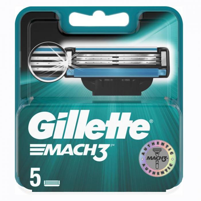 UTGATT1 - GILLETTE Rakblad Mach3 5-pack