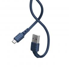 Remax - REMAX kabel USB till Micro Skin-Friendly 2,4A RC-179m blå