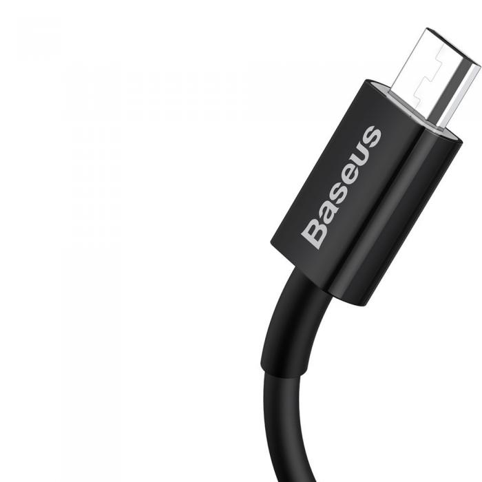 BASEUS - Baseus Superior Kabel Micro USB 2A 1m - Svart