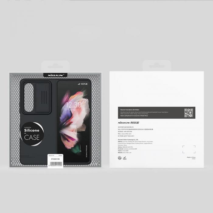 Nillkin - Nillkin Galaxy Z Fold 4 Mobilskal CamShield Silky - Bl