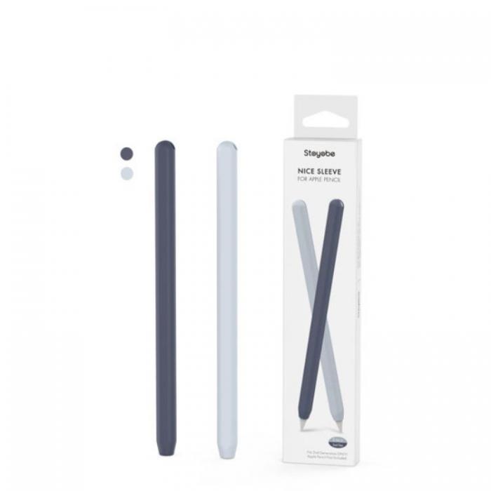 UTGATT5 - Stoyobe Stylus Apple Pencil 2 St Sleeve - LjusBl/Mrkbl