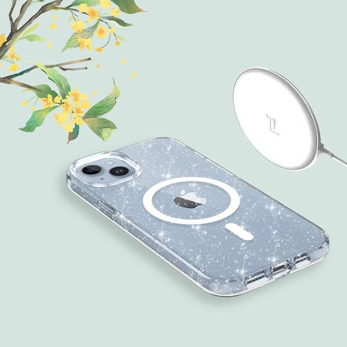 Tech-Protect - Tech-Protect Magsafe iPhone 13 Pro Skal Flexair Hybrid - Glitter
