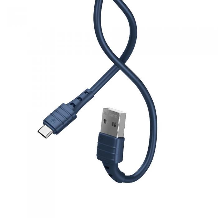 Remax - REMAX kabel USB till Micro Skin-Friendly 2,4A RC-179m bl