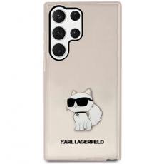 KARL LAGERFELD - Karl Lagerfeld Galaxy S23 Ultra Mobilskal Ikonik Choupette - Rosa