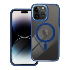 A-One Brand - iPhone 15 Pro Max Mobilskal Magsafe Color Edge - Marinblå