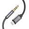 Tech-Protect - Tech-Protect Lightning To Aux Mini (3.5mm) Kabel 100 cm Svart