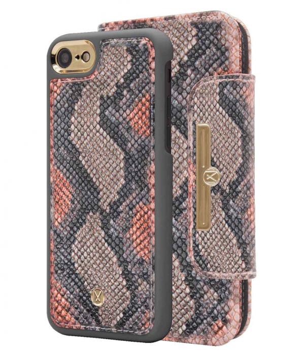 UTGATT4 - Marvlle N303 Plnboksfodral till iPhone 6/7/8/SE 2020 - California Snake