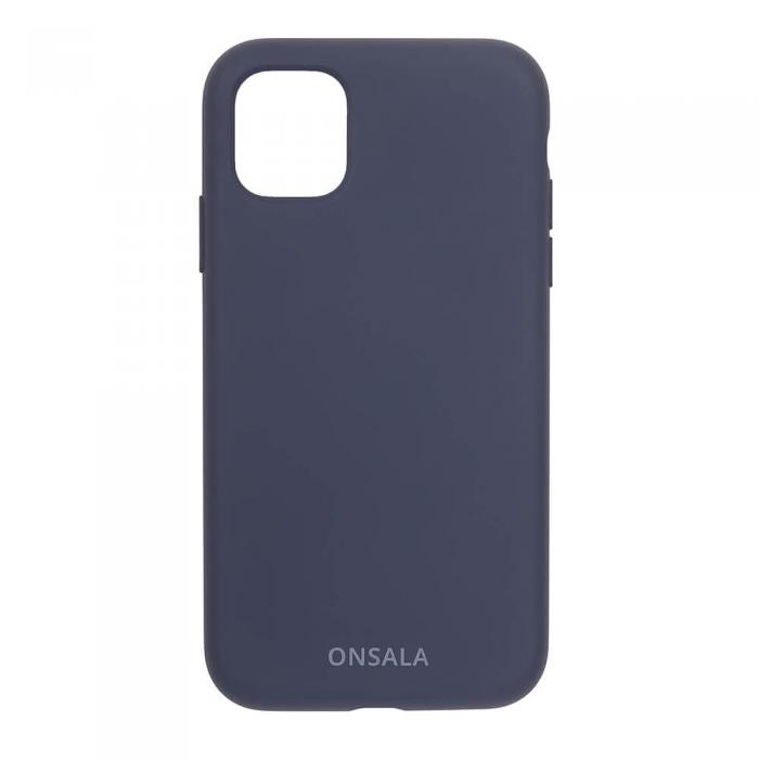 UTGATT1 - ONSALA Mobilskal Silikon Cobalt Blue iPhone 11 / XR
