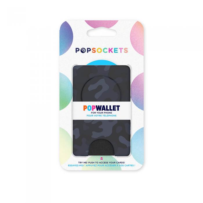 UTGATT5 - POPSOCKETS Wallet Camo of the Night Avtagbar Mobil Plnbok PopWallet+