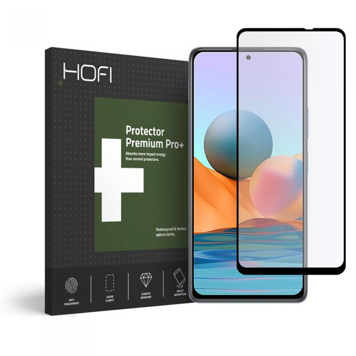 Hofi - Hofi - Hrdat Glas Skrmskydd Pro+ Xiaomi Redmi Note 10 Pro - Svart