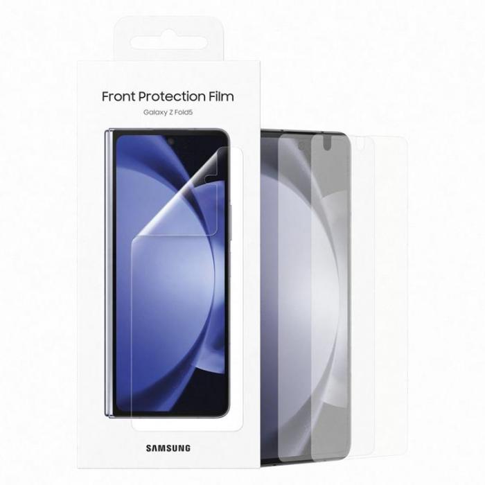 Samsung - Samsung Galaxy Z Fold 5 Skrmsskydd i Hrdat Glas Skrmskydd Front