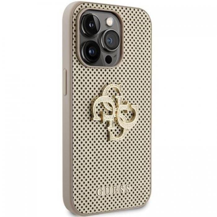 Guess - Guess iPhone 15 Pro Max Mobilskal Perforated 4G Glitter Logo