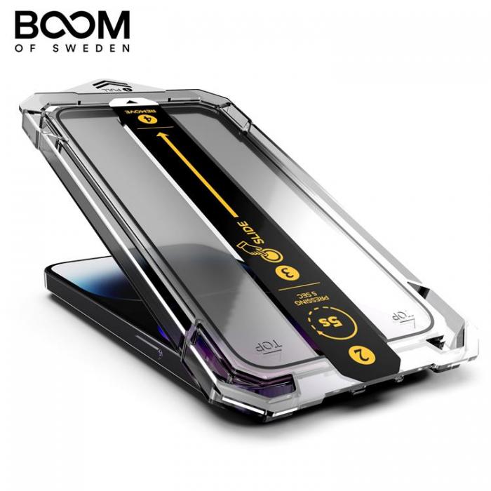 Boom of Sweden - LIVSTIDSGARANTI - BOOM iPhone 13 Pro Max Hrdat Glas Skrmskydd - 2 Pack