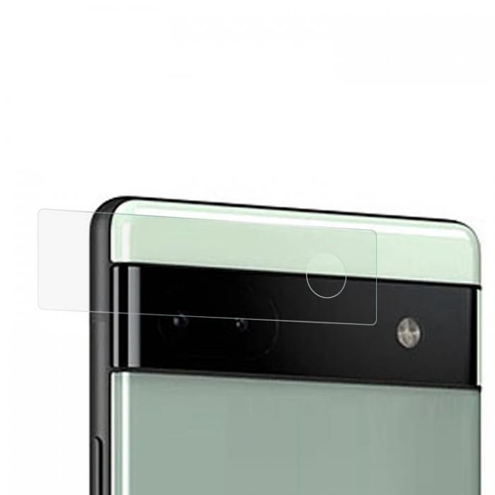 A-One Brand - [1-Pack] Google Pixel 6a Hrdat Glas Skrmskydd Kameralinsskydd - Clear