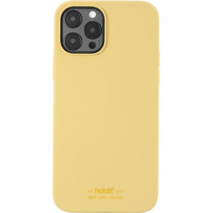UTGATT1 - Holdit iPhone 12/12 Pro Mobilskal Silikon - Gul