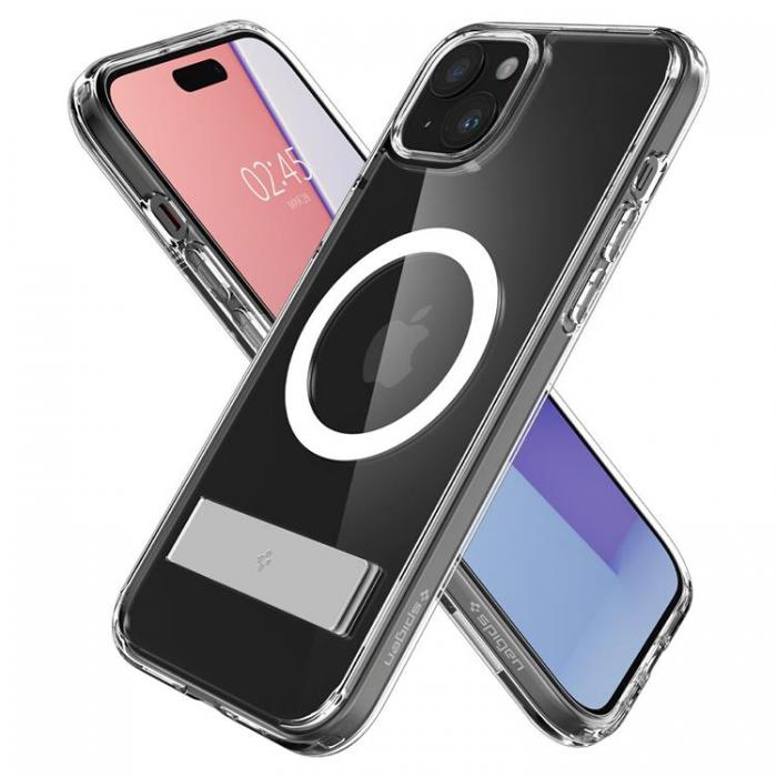 Spigen - Spigen iPhone 15 Mobilskal Magsafe Ultra Hybrid S - Clear