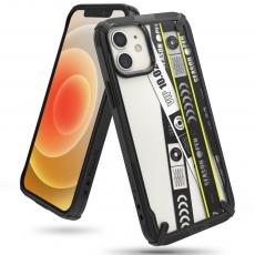 OEM - Ringke Fusion X Ticket Band Skal iPhone 12 Mini - Svart