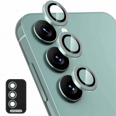 ENKAY - ENKAY Galaxy S23/S23 Plus Kameralinsskydd i Härdat glas - Grön