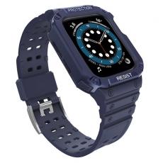 Ruhtel - Armband kompatibelt med Apple Watch 4/5/6/7/SE (42/44/45mm) Blå