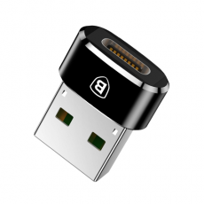 BASEUS - Baseus USB Type-C to USB Adapter - Svart