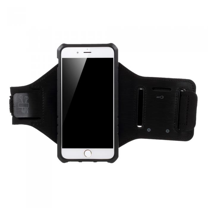 UTGATT5 - 2-In-1 Skal + Sportarmband till iPhone 8/7 - Svart