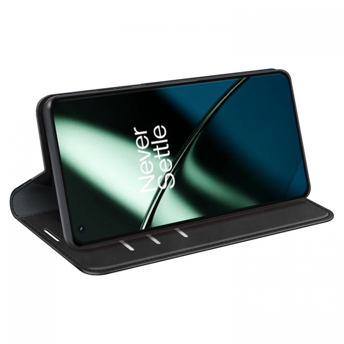 A-One Brand - OnePlus 11 5G Plnboksfodral PU-Lder Flip - Svart