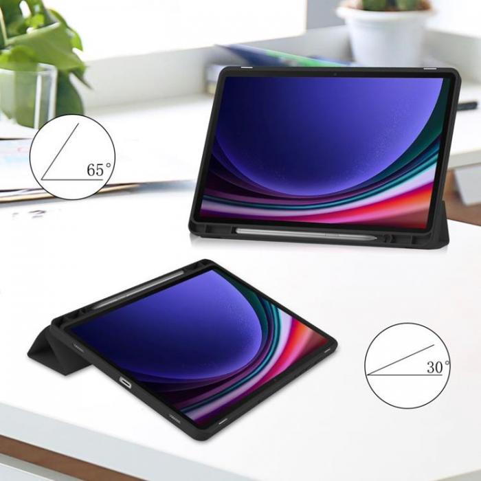 Tech-Protect - Tech-Protect Galaxy Tab S9 Plus Fodral - Svart