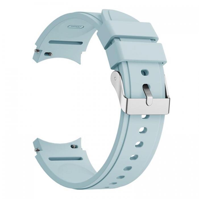 A-One Brand - Galaxy Watch 6 Classic (43mm) Armband Silikon - Ljusbl