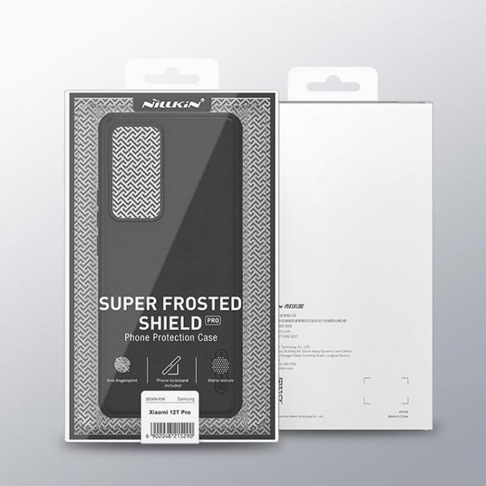 Nillkin - Nillkin Xiaomi 12T Pro Skal Frosted Shield - Svart