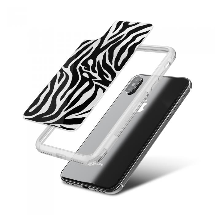 UTGATT5 - Fashion mobilskal till Apple iPhone X - Zebra