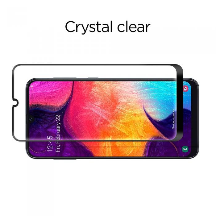 UTGATT5 - Spigen Hrdat Glas Fc Galaxy A50 / A30S Svart