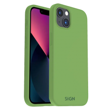 SiGN - SiGN iPhone 14 Skal Liquid Silicone - Jade Grön