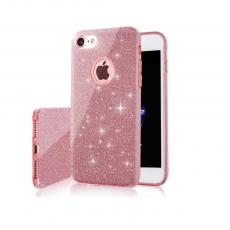 TelForceOne - Glitter Skal iPhone 15 Pro Max Rosa - Skyddande Mobilfodral