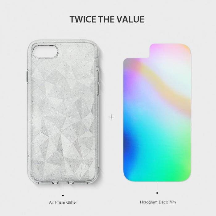UTGATT4 - Ringke Air Prism Glitter Skal till Apple iPhone 7/8/SE 2020 - Gr